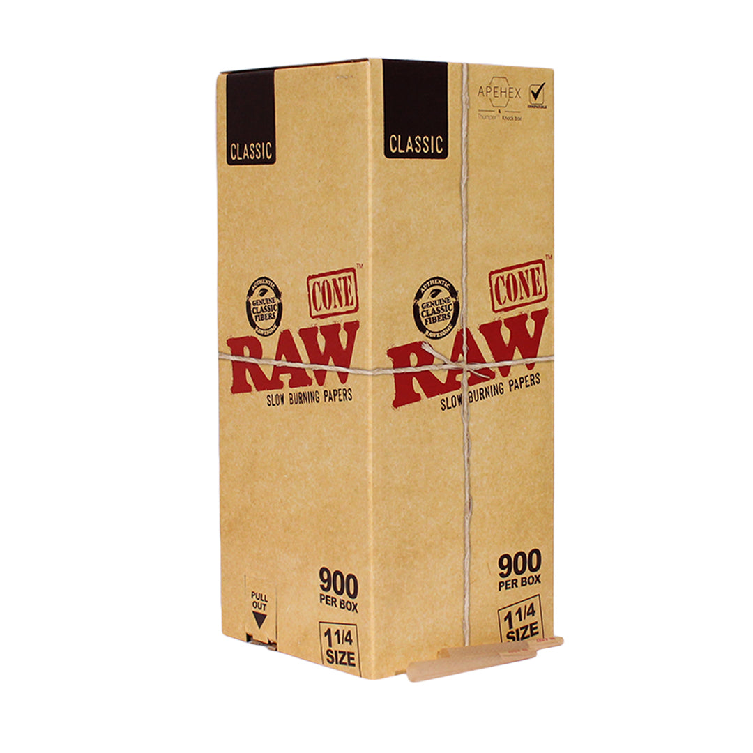 RAW Classic 1¼ Cones (Box 900 pzas)