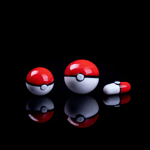 Ruby Pearl Pokemon Pokeball Slurper set