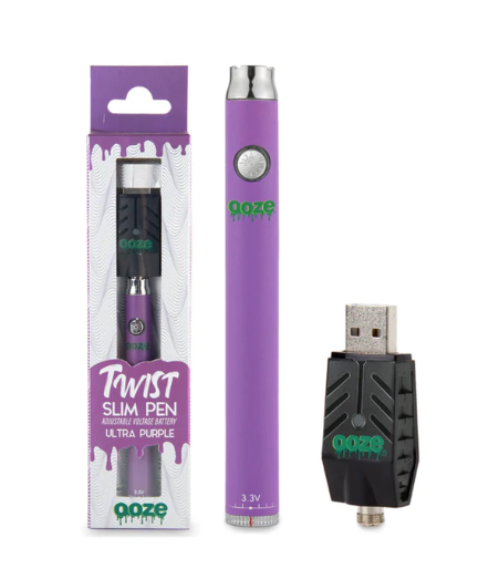 Ooze Slim Twist Pen Purple