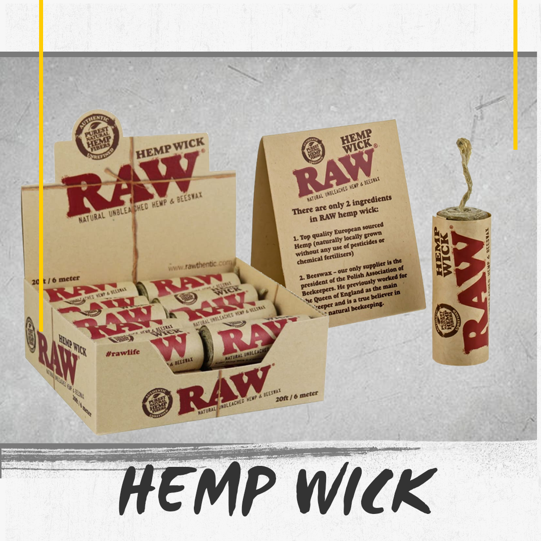 Raw Hemp Wick