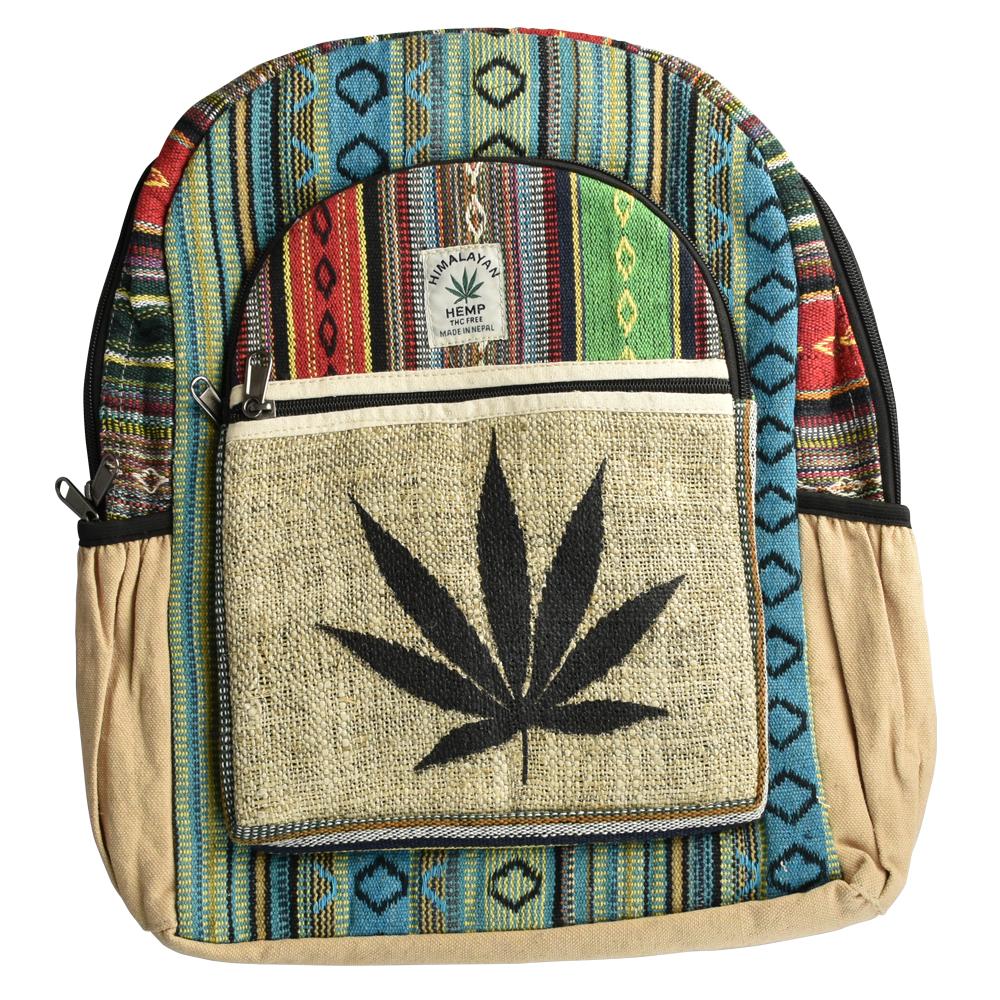 Mochila Hemp Leaf ThreadHeads Black Hemp