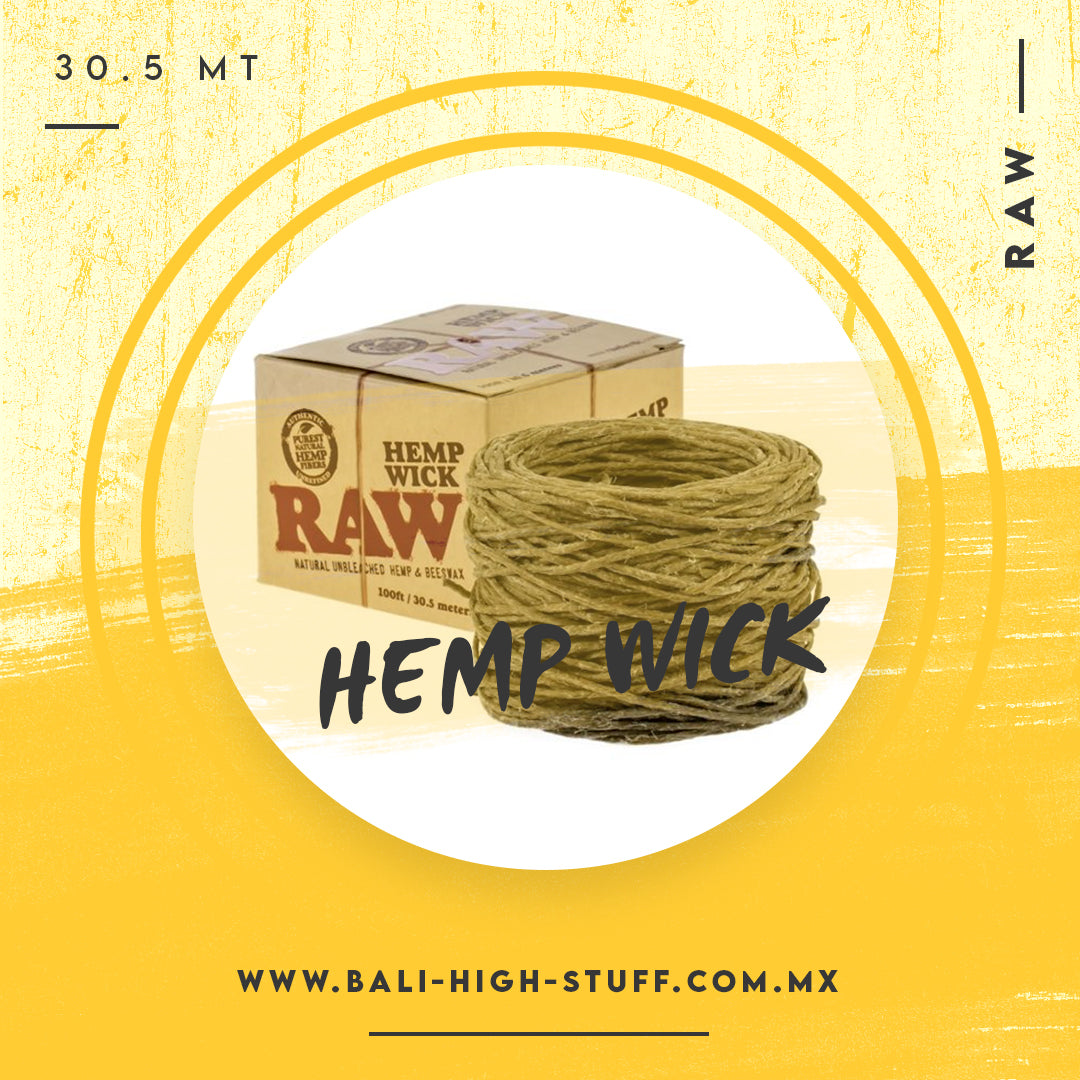 Raw Hemp Wick