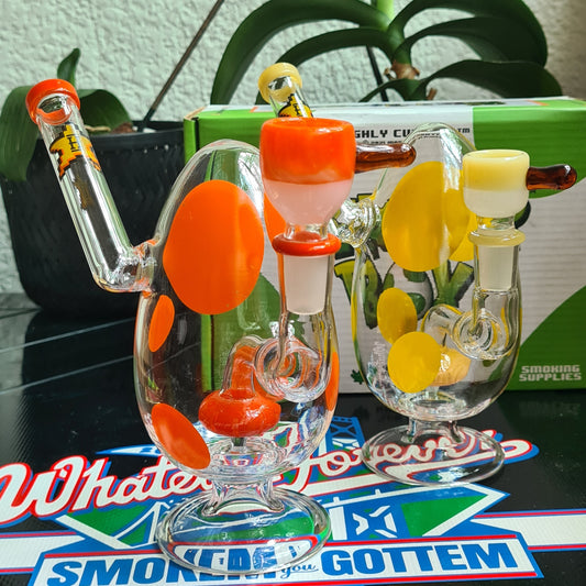 HEMPER Spotted Egg bong 7"